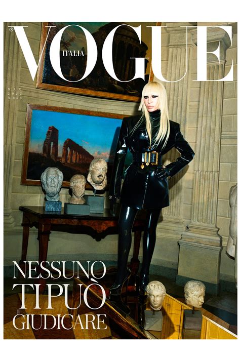 versace jacket first vogue cover|Versace Vogue.